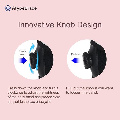 Pelvic Support Belt for Pregnancy and Postpartum, with two Groin Straps that Provide Vulvar Varicosities Support and Prolapse Support for Women (L/XL) in Kuwait