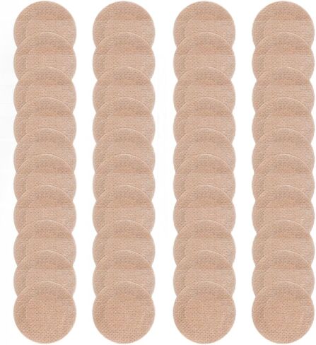160pcs/80 Pairs Nipple Covers for Men, Invisible Nipples Tapes Anti-Chafing Nipguards Disposable Protector Stickers Running Nip Pads for Sports Gym Tanning Beds Daily Wear in Saudi Arabia