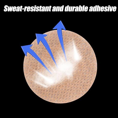 160pcs/80 Pairs Nipple Covers for Men, Invisible Nipples Tapes Anti-Chafing Nipguards Disposable Protector Stickers Running Nip Pads for Sports Gym Tanning Beds Daily Wear in Saudi Arabia