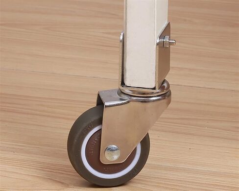 شريف على شكل حرف U Super Mute Wheels Wheels مع عجلات عالمية ناعمة وهادئة (1.5 بوصة مع الفرامل ، 25 ملم) in Saudi Arabia