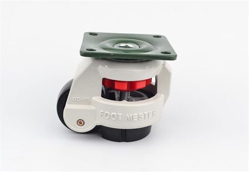 Level Adjustment Wheel Casters GD-60F Flat Support ForHeavy Equipment Industrial Casters 1Pcs in Saudi Arabia