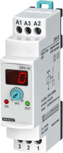 DRV-XX Digital On Delay Time Relay 1Pcs(110VAC,DRV-02 0-99sec.) in Kuwait