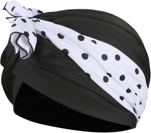 Women Fabric Swim Cap Long Short Hair Pleated Bathing Shower Hat Non-Waterproof Swimming Pool Beach Cap for Swim Surfing Spa in Saudi Arabia