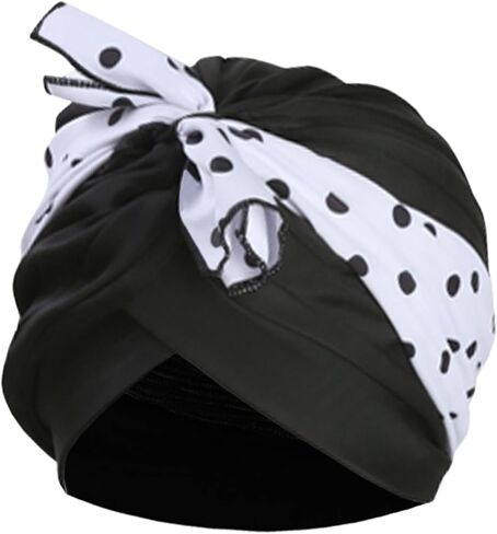 Women Fabric Swim Cap Long Short Hair Pleated Bathing Shower Hat Non-Waterproof Swimming Pool Beach Cap for Swim Surfing Spa in Saudi Arabia