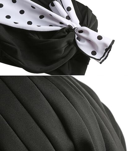 Women Fabric Swim Cap Long Short Hair Pleated Bathing Shower Hat Non-Waterproof Swimming Pool Beach Cap for Swim Surfing Spa in Saudi Arabia