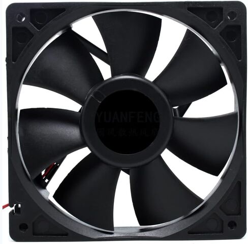 AFB1224SH 120X120X25MM 24V 0.42A 3400RPM 113.11CFM 12CM 2-WARE مروحة التبريد in Saudi Arabia
