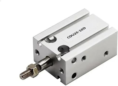 CDU20 25 Small Pneumatic Cylinder Free Installation Aluminum Square Air Cylinders 10DX20DX25DX30DX40DX50D(CDU20X50D) in Saudi Arabia
