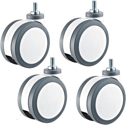 ارتداء مقاومة الأثاث عجلات بو 3 بوصة M12x25 المسمار كتم 4pcs in Saudi Arabia