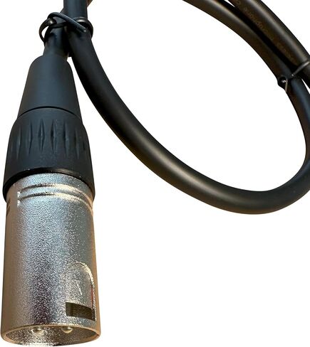 Premium XLR Cable Open End, Pigtail 3 Pin Connector, Microphone Wire, Includes Heat Shrink Tubes for Professional Audio Recording (Male to Bare Wire) in Saudi Arabia