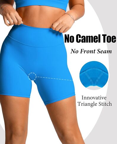 شورتات راكب الدراجة النارية Olmlmt للنساء عالية الخصر in Kuwait