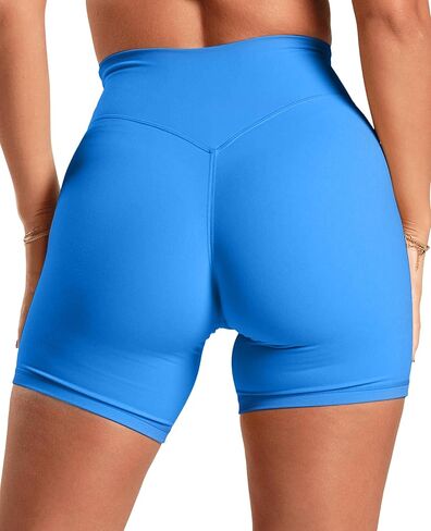 شورتات راكب الدراجة النارية Olmlmt للنساء عالية الخصر in Kuwait