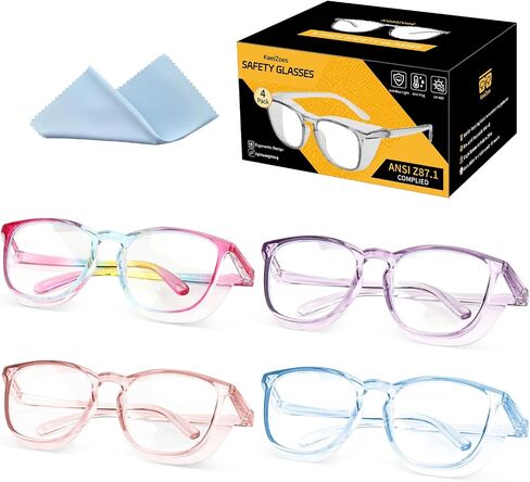 Safety Glasses Anti Fog Goggles For Women, Nurses Protective Eyewear Blue Light & UV Blocking Eye Protection Glasses in Saudi Arabia
