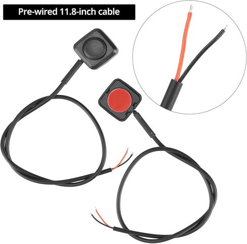 Qwork Switch Switch زر على مفتاح OFF 12V 24V - تبديل زر MINTER MATT in Saudi Arabia