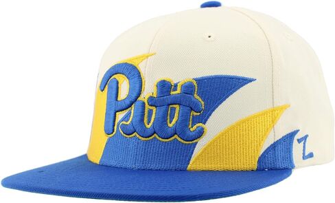 Zhats Standard NCAA مرخص رسميًا Hat Flat Snapback Z11 Retro Sharktooth ، لون الفريق ، حجم واحد in Kuwait