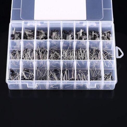 400PCS DIODE KIT ، 24 قيم DATION DIEDES DIEDES KIT ، 1N4001 ، 1N4004 ، 1N4007 ، 1N5392 ، 1N5399 ، N5819 ، SR260 ، FR104 ، FR107 ، FR157 ، 1N5401 ، 1N5004 ، 1N5408 ، SR360 in Saudi Arabia