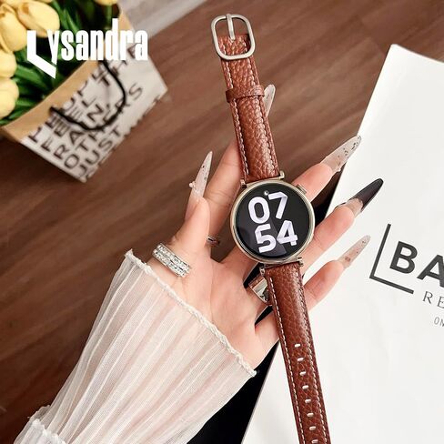 حزام ناعم حقيقي 20 مم حزام ناعم سريع معصمه متوافق مع Garmin Vivoactive 6 ، Vivoactive 5 ، Vivoactive 3 Smartwatch for Women in Kuwait