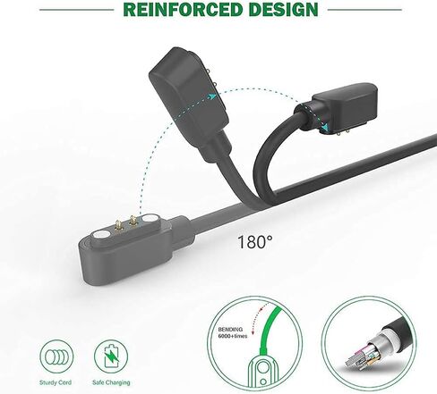 Charger Compatible for 3Plus Vibe Plus/Vibe +/Vibe Lite/Vibe Pro/Vibe+ Gen 2/Vibe Plus Gen 2 Charging Cable, Replacement Magnetic USB Charger Cable Cord for 3Plus Vibe Plus, Durable Portable Charger in Saudi Arabia