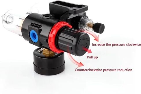 AFC2000 G1/4 Air Compressor Oil and Water Separator Air Filter Is Used To Reduce The Pressure Valve AFR2000 + AL2000(AFC w (PC12-02x2),1 Set) in Kuwait