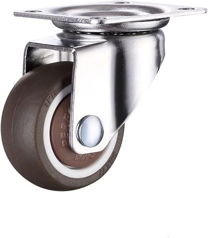 Light Furniture Casters Wheel with Bearing Rubber Super Mute Wheels 1Pcs(Fixed Direction x2,2 inche) in Saudi Arabia