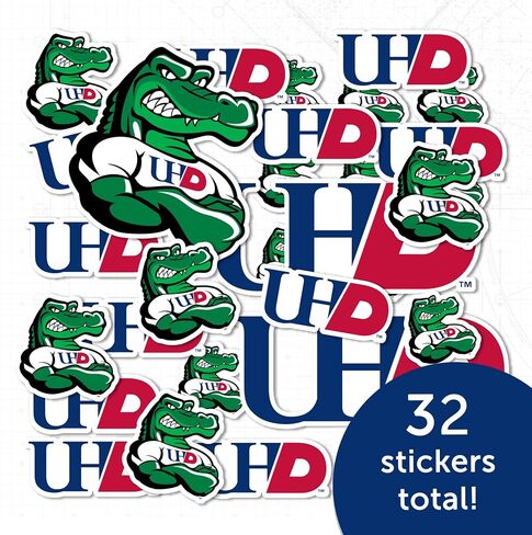Desert Cactus University of Houston Downtown Sticker Gators UH Vinyl Decals Laptop Water Bottle Car Scrapbook T1 (Type 1-1) in Saudi Arabia