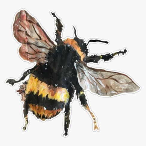 طفل نحلة النحل ملصق فينيل مقاوم للماء ملصق ملصق سيارة الكمبيوتر المحمولة ملصق ملصق النافذة الوفير 5 " in Kuwait