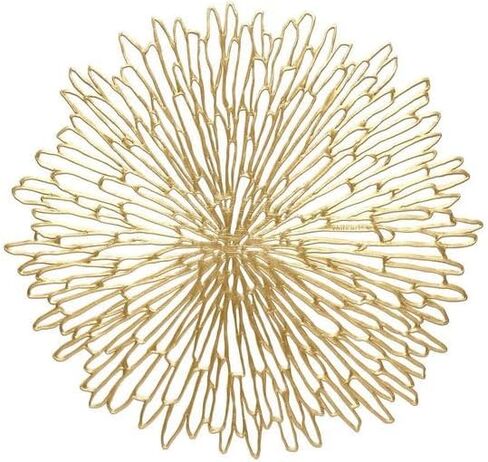 مجموعة Chilewich من 8 - مضغوطة blomains في حصيرة طاولة مفتوحة للرعاية سهلة - داخلي/خارجي - 15.7 "× 15.2" شواحن مستديرة in Saudi Arabia