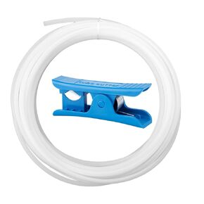 16.4ft ptfe teflon أنبوب مع قاطع ، معرف 2.5 ملم × 4mm OD PTFE استبدال أنابيب 3D ملحقات الطابعة المتوافقة مع Bambu Lab A1/A1 mini/p1p/p1s/x1c/creality k1/k1 max/3 v3 in Saudi Arabia