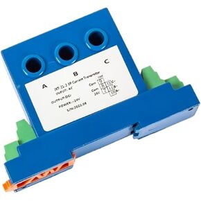 مستشعر تيار ثلاثي المراحل 0-1A 0-10A 0-30A لإخراج 3 × 4-20MA Three-Phase AC Transmitter DC24V (INPUT AC 0-1A) in Kuwait