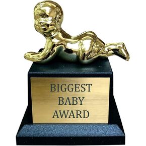 Trophy Outlet Biggest Baby Award Trophy with Custom Engraving – Funny Recognition Trophy for Coworkers, Friends & Family – Hilarious Desk Gag Gift in Saudi Arabia