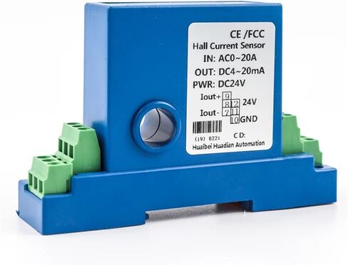 Rail Type AC 150 Current Transmitter Current 15mm Effect Current(DC,Input 0-150A_12-28VDC Power_Output 0-20MA) in Saudi Arabia
