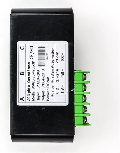 0-50A تيار التيار تيار تيار ثلاث مراحل محول مستشعر المستشعر 0-100V كابل مثقبة (3 المرحلة 0-150A AC_4-20MA Out_24VDC الطاقة) in Saudi Arabia