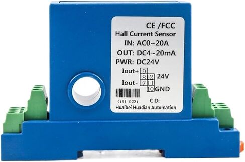 Current Sensor Transducer Ac/Dc Current Sensor 0-50A Open Loop Transmitter(DC Current Input,Input 0-120A_220VAC Power_Output 4-20MA) in Saudi Arabia