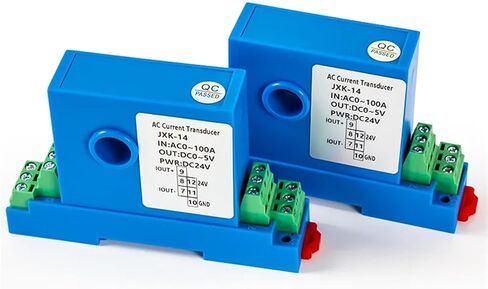 4-20mA RS485 Hall AC Current Transmitter Transducer 8mm 12mm 15mm Hall Perforated Current Transmitter 10A 20A 30A 50A 100A 150A(15mm,Customization_DC24V Power Supply_Output 4-20MA) in Saudi Arabia