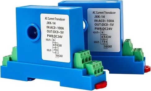 4-20MA RS485 Hall Current Transduter Transducer 8mm 12mm 15mm Hall Transmitter Current Transmitter 10a 20a 30a 50a 100a 150a (8mm ، Input Dc 0-10a_dc24v power supply_rs485) in Saudi Arabia