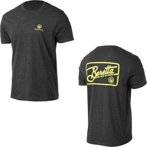 Beretta Men's Retro Patch Lightweight Breathable Cotton/Poly Blend Crewneck Casual Outdoor Hunting Short Sleeve T-Shirt in Saudi Arabia