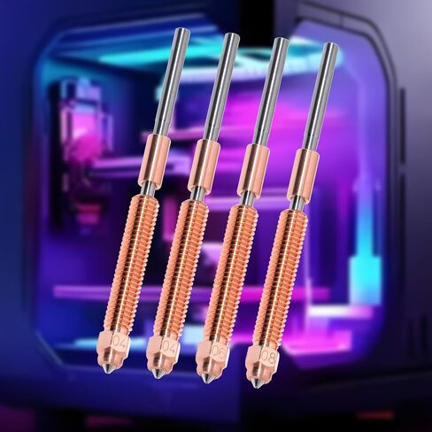 4pcs k2 plus outsles kit ، 0.4/0.6/0.8mm alloy alloy alloy steel high flow leasude استبدال فوهة creality hi combo in Saudi Arabia