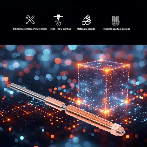 4pcs k2 plus outsles kit ، 0.4/0.6/0.8mm alloy alloy alloy steel high flow leasude استبدال فوهة creality hi combo in Saudi Arabia