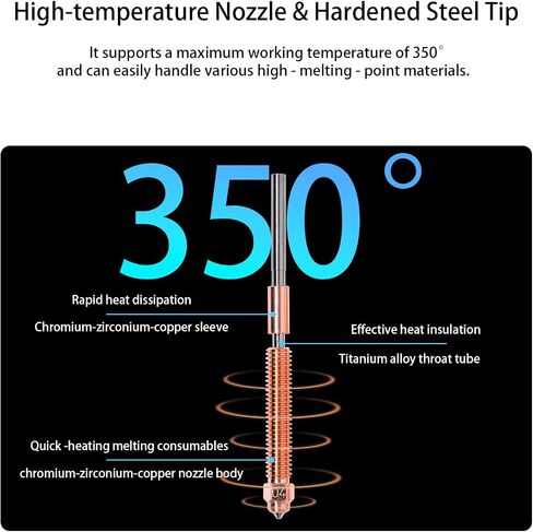 4pcs k2 plus outsles kit ، 0.4/0.6/0.8mm alloy alloy alloy steel high flow leasude استبدال فوهة creality hi combo in Saudi Arabia