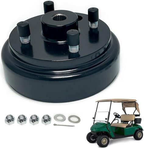 مجموعة مجموعة أسطوانة فرامل Golf Cart Cart متوافقة مع Ezgo Txt 1982 up Electric و 1982-1993 على غرار غاز من الدورة ، محور الفرامل الخلفي مع 24 Splines استبدال 19186g1p-1 حزمة in Kuwait