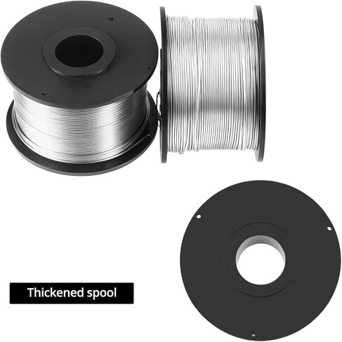 QWORK Rebar Tie Wire Tool Coils, 10 Rolls 1/32" (0.8 mm) x 360 ft Tie Wire Coil, 3600 Ft Total for Automatic Twister Machine in Saudi Arabia