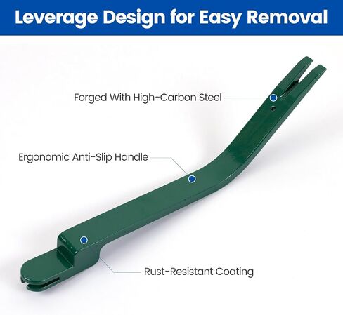 Muzata Roof Shingles Removal Tool Roofing Snake Tools Pry Bar Shingle Nail Installer Heavy Duty Nail Remover Puller for Safe Replacement Panel Installation M017 in Saudi Arabia