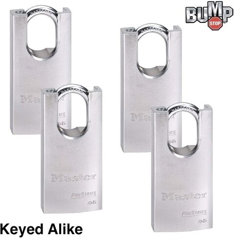 Master Lock - Four (4) Security Pro Series Badlocks 7045NKA -4 W/Bumpstop Technology in Saudi Arabia