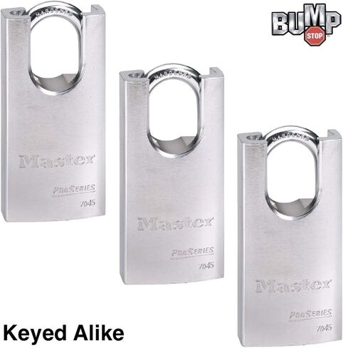 Master Lock - Four (4) Security Pro Series Badlocks 7045NKA -4 W/Bumpstop Technology in Saudi Arabia