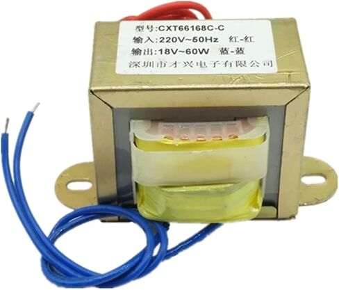 EI66*36 محول الطاقة 60W DB-60VA 220V/380V إلى 6V/9V/12V/15V/18V/24V/Single/Double AC (380V Single V 2 ، AC9V) in Saudi Arabia