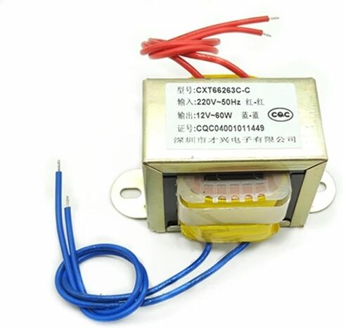 EI66*36 محول الطاقة 60W DB-60VA 220V/380V إلى 6V/9V/12V/15V/18V/24V/Single/Double AC (380V Single V 2 ، AC9V) in Saudi Arabia