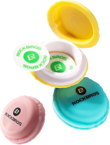 Rockbros Bike Tyre Patch Kit 18-Pcs مجموعات تصحيح أنبوب غير جاهل للدراجات ، دراجة نارية ، إصلاحات إطارات مسطحة للدراجة الجبلية ، مجموعة تصحيح الدراجات مع ذراع الإطارات 5 حزم in Kuwait