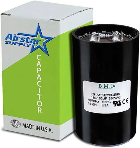 USA Made Replacement for CPT00091 -Trane 135-162 MFD 330 Volt Start CapacitorF in Saudi Arabia