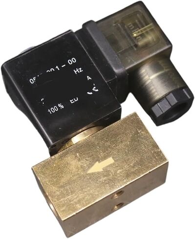 1PCS solenoid valve 50mpa 50 bar valve 1/4" 1/2" 3/8" DC12V 24V AC220V orifice 2mm normally closed brass valve(AC220V,0.5 Inch) in Saudi Arabia