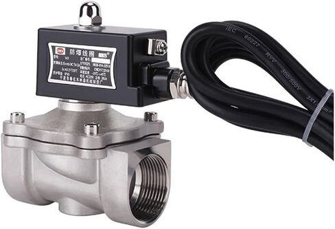 1" 304 Stainless Steel Explosion-proof Solenoid Valve DN25 Normally Closed Solenoid Valve For Gas(220VAC) in Saudi Arabia
