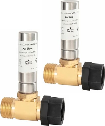 EFIELD MH-291 Toilet 7/8" Female Swivel Ballcock Nut X 3/4" Male Thread Water Hammer Arrestor,(HAMMER025) in Saudi Arabia